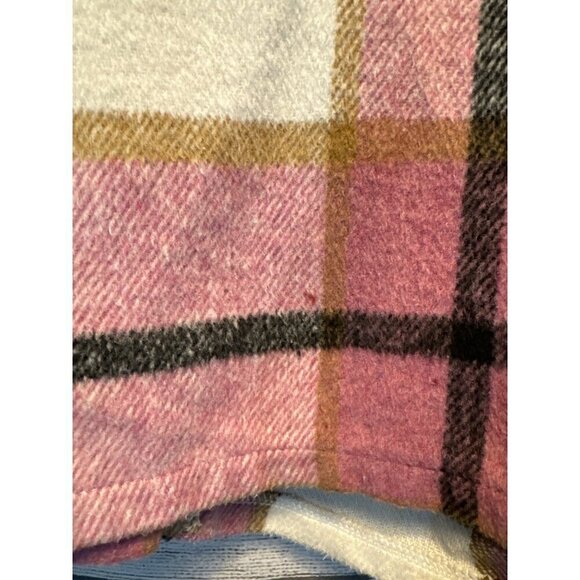Women's Flannel Pink Plaid Jacket Size M - Picture 3 of 3
